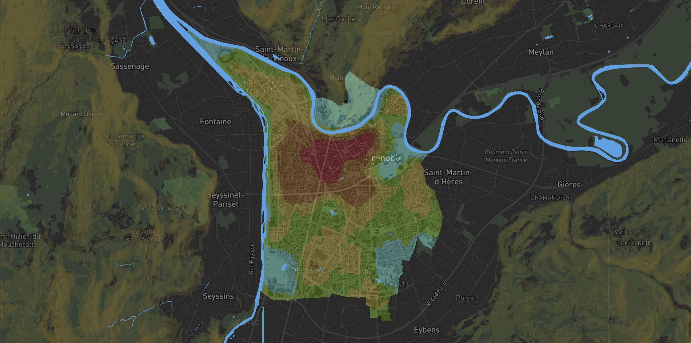 lcz heatmap